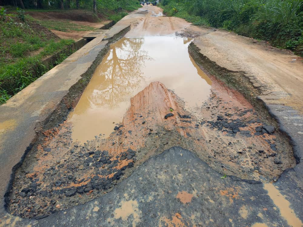 Before of Ukpom Abak Road