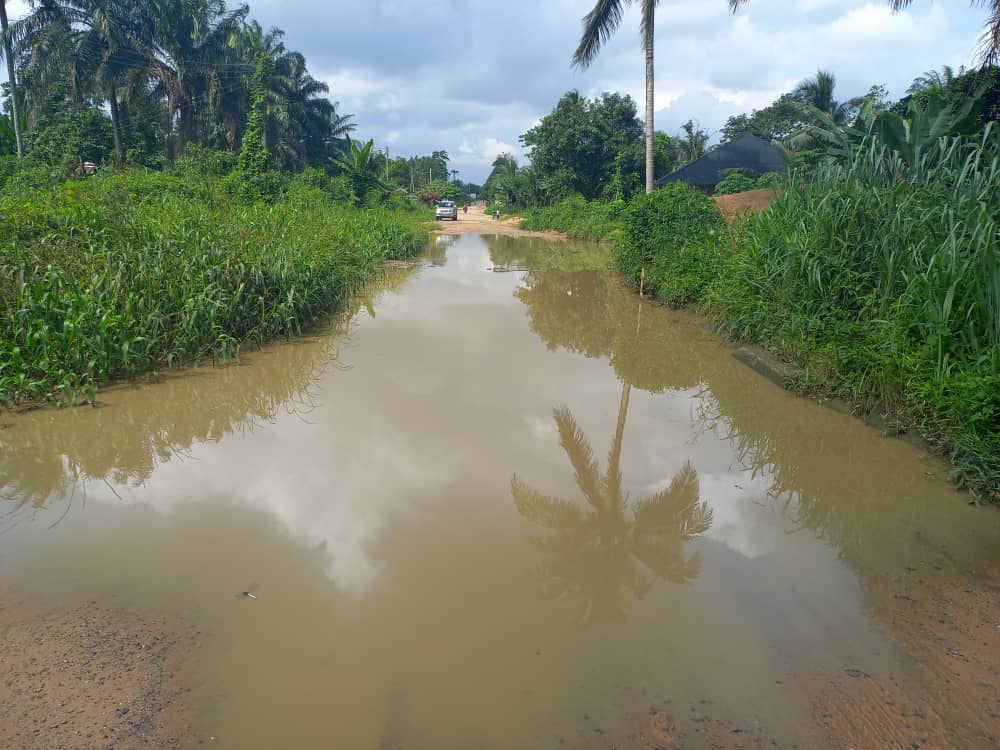 Before of Ukpom Abak Road