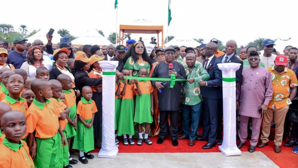 Governor Eno Reaffirms Commitment To Grassroots Development, Opens New Model School In Obot Akara
